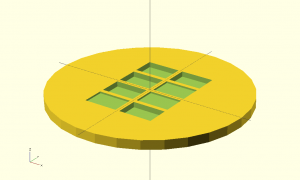 Cylinder minus holes