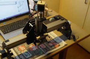 X-axis assembled