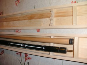 Unfinished pool cue case 2