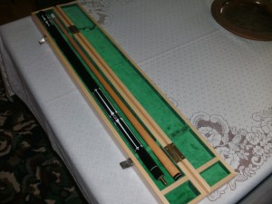 Finished pool cue case