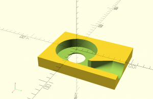 Inlet top part.